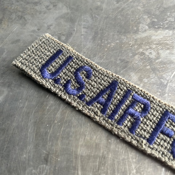 U.S. AIR FORCE embroidered tape patch - vintage - Picture 5 of 10